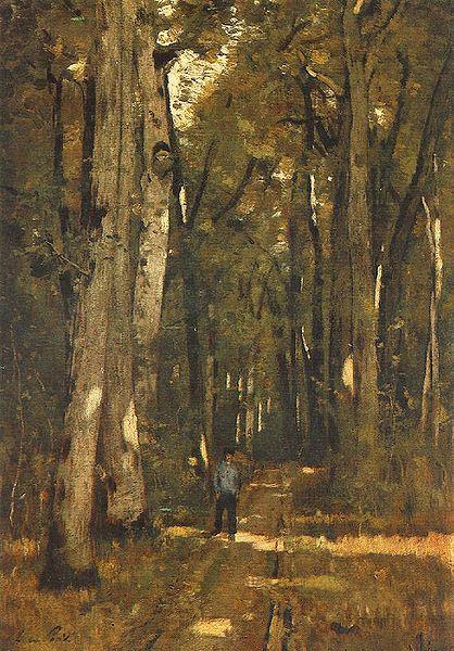 Laszlo Paal In the Forest of Fontainebleau oil painting image